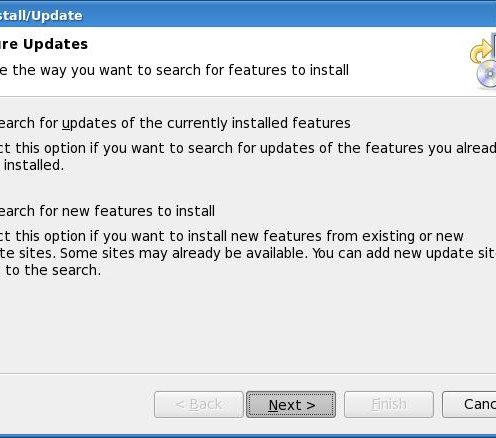 Search New Features To Install
